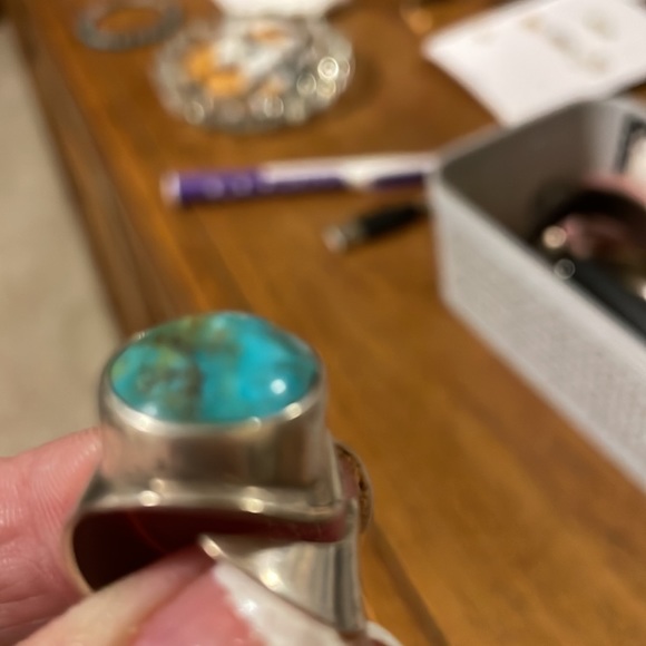 Beautiful turquoise ring from Cozumel. - Picture 4 of 5
